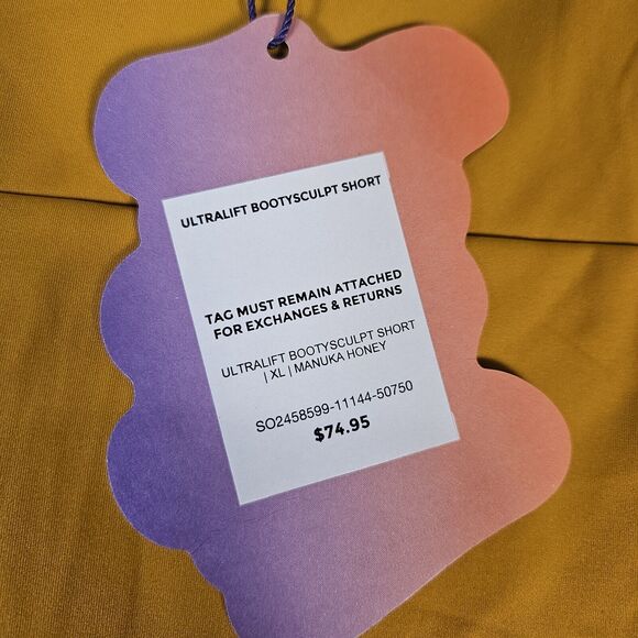 Yitty Ultralift Booty Sculpt Short Size XL SO2458599 Manuka Active Biker Weights - Picture 9 of 16